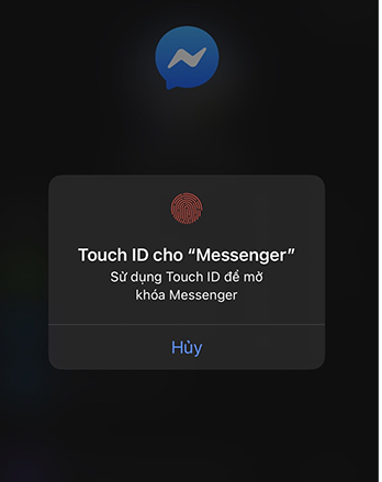 Ảnh minh hoạ: Cài mật khẩu messenger trên điện thoại iphone 4