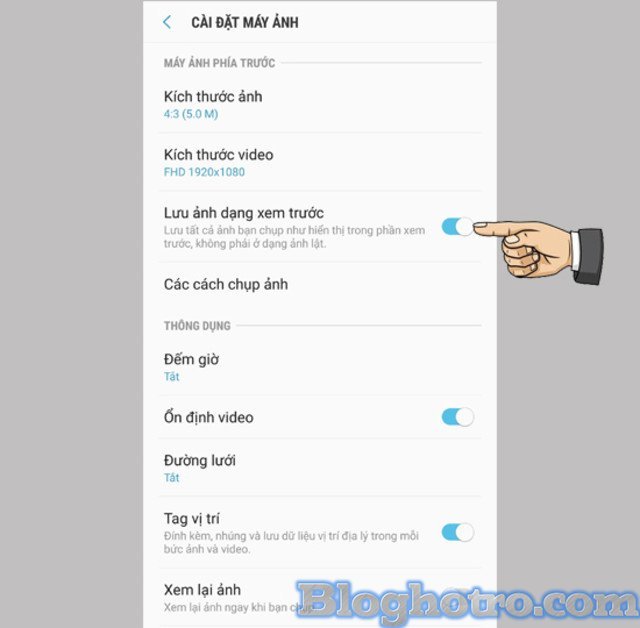 camera dien thoai android bi nguoc 2