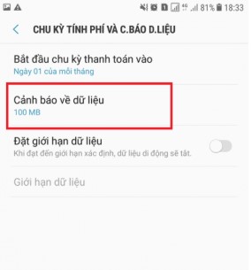 Ảnh minh hoạ: Tắt cảnh báo sử dụng dữ liệu trên Android 4