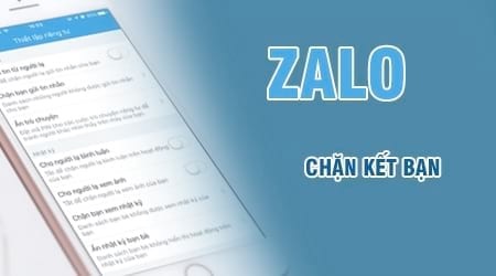 chan ket ban zalo