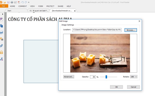 chen anh vao file pdf 4