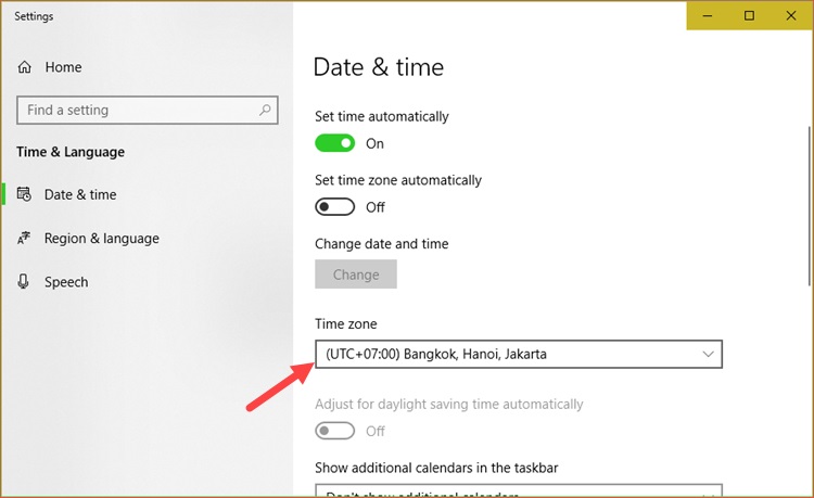 Ảnh minh hoạ: chỉnh 24 giờ trên máy tính win 10 (1)