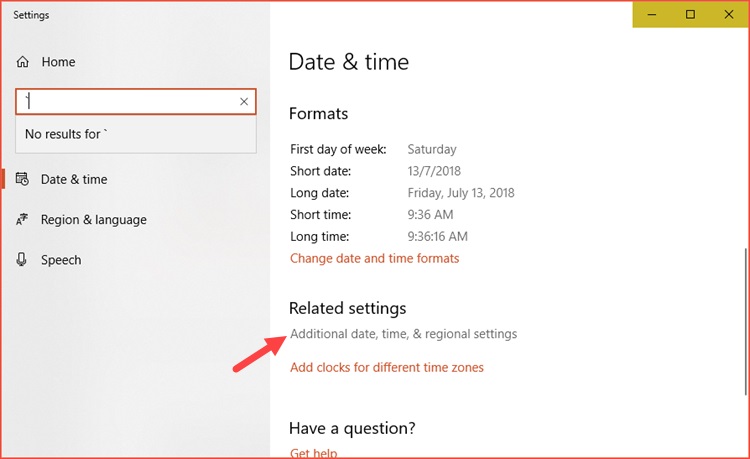 Ảnh minh hoạ: chỉnh 24 giờ trên máy tính win 10 (4)