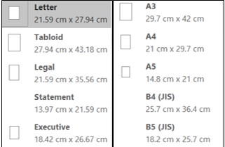 chon kho giay a5 trong word 2010 1