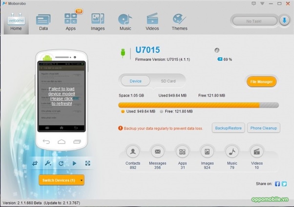 Ảnh minh hoạ: chuyển tin nhắn từ Android sang Iphone (1)