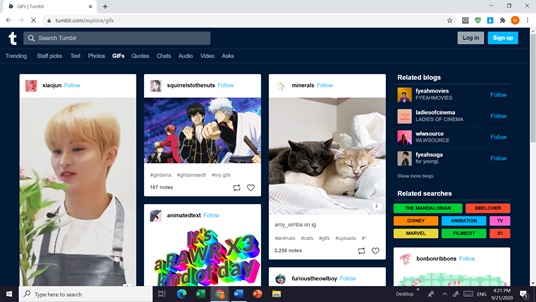 dang anh gif len facebook 1