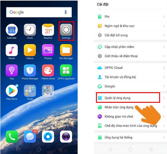 dang xuat messenger tren Oppo 1