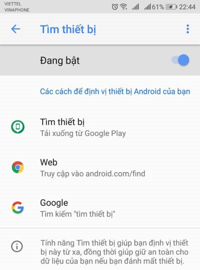 dinh vi dien thoai android 1