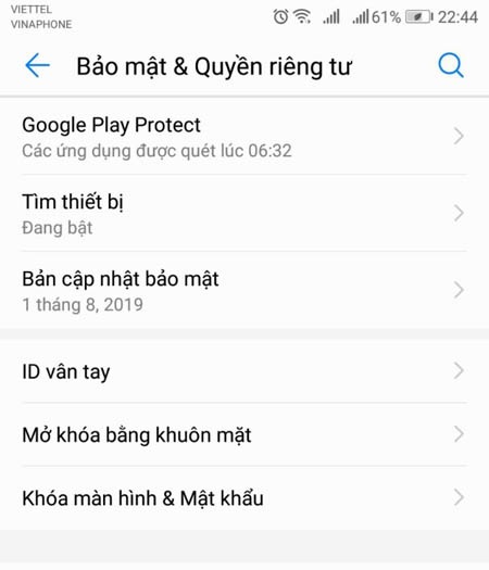 dinh vi dien thoai android