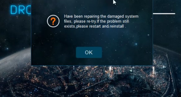 Ảnh minh hoạ: Lỗi have been repairing the damaged system files