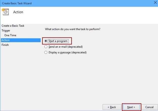 hen gio tat may tinh win 10 bang Scheduler 3