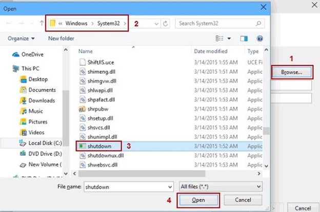 hen gio tat may tinh win 10 bang Scheduler 4