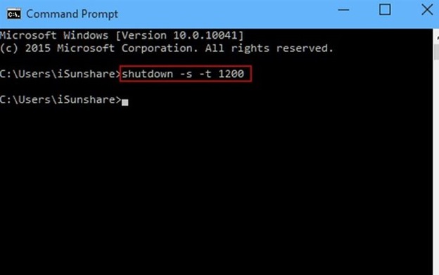 hen gio tat may tinh win 10 bang lenh 2
