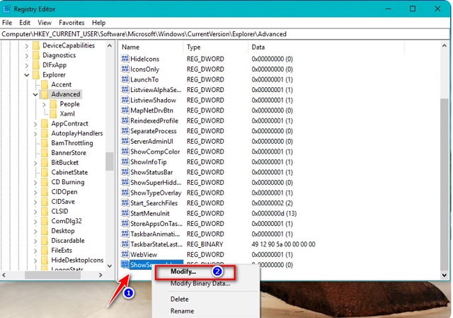 hien giay dong ho tren windows 10 5