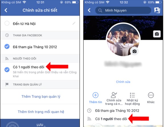 hien thi so nguoi theo doi facebook tren dien thoai 4