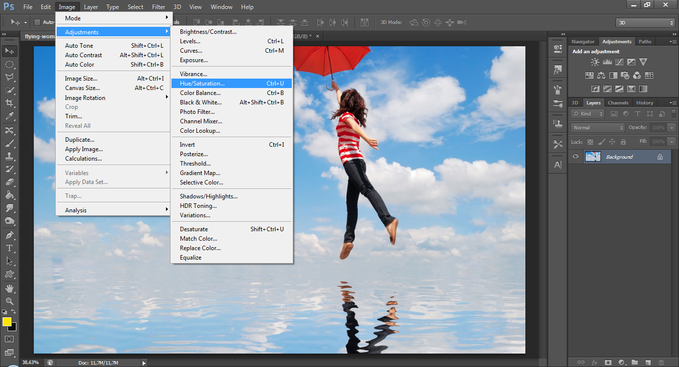 Ảnh minh hoạ: hue trong photoshop