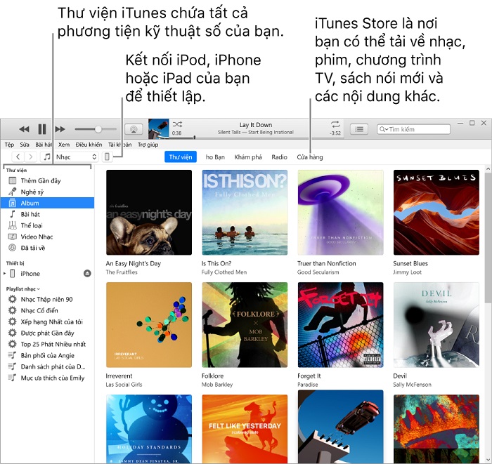 iTunes chưa kho tàng khổng lồ phim và chương trình tivi