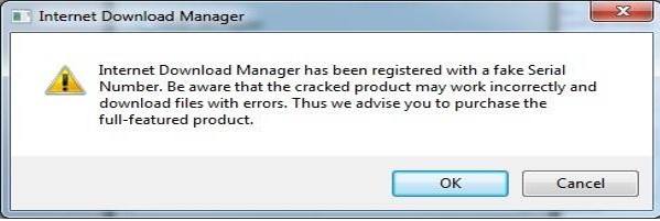 idm fake serial number