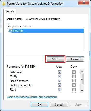 Ảnh minh hoạ: lỗi is not accessible. Access is denied 3