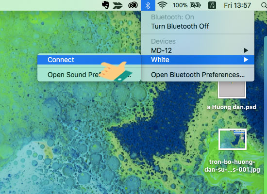 ket noi airpods voi macbook 1