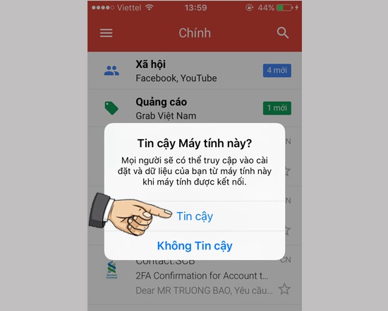 ket noi dien thoai voi may tinh 8