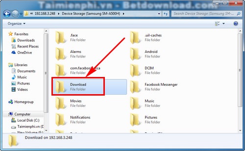 ket noi dien thoai voi may tinh qua wifi 5