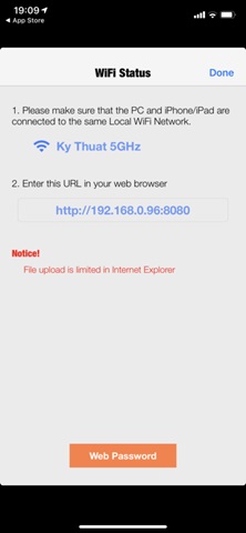 ket noi dien thoai voi may tinh qua wifi 8