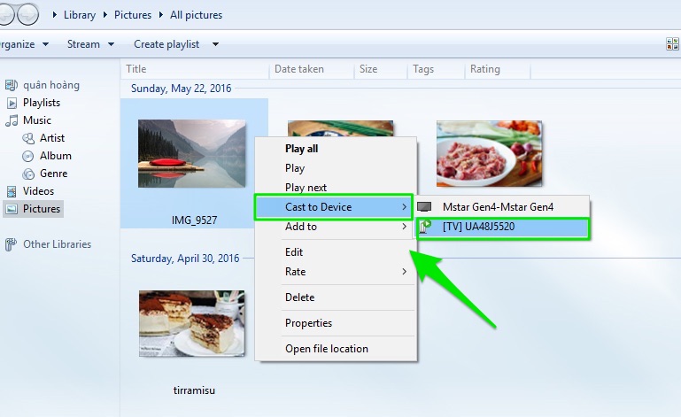 ket noi laptop voi tivi chay Android TV 12