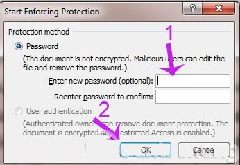 khoa file word khong cho chinh sua 4
