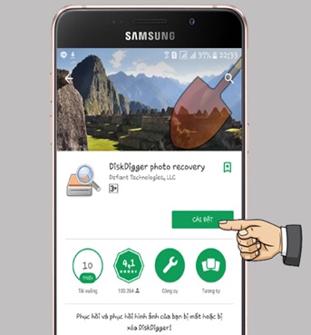 khoi phuc anh da xoa tren android 9