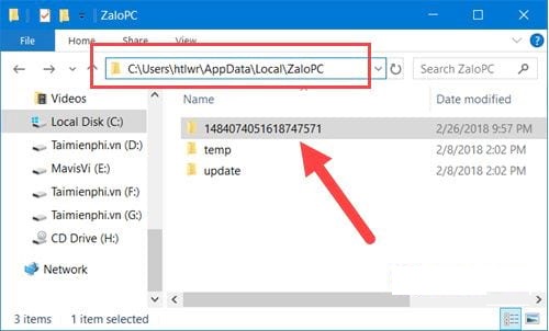 khoi phuc tin nhan zalo tren may tinh 2