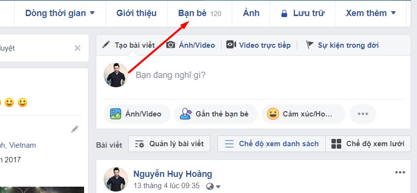 khong hien theo doi tren facebook