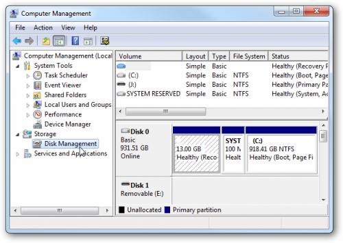 khong hien thi o dia usb tren windows 1