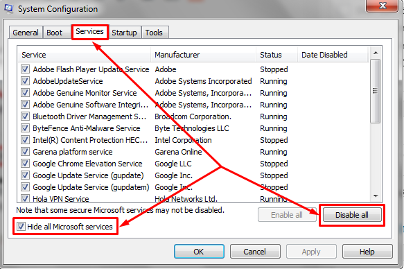 khong shutdow duoc windows 7 5