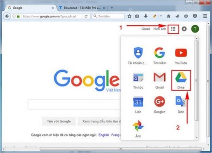 Ảnh minh hoạ: Không tải được file lên google drive bằng điện thoại