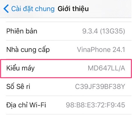 Ảnh minh hoạ: Kiểm tra nguồn gốc điện thoại iPhone (2)