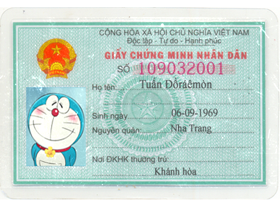 làm giả chứng minh thư bằng photoshop