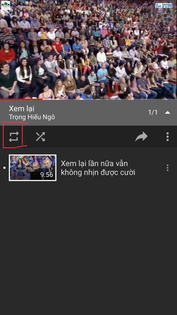 lap lai video youtube tren dien thoai 6