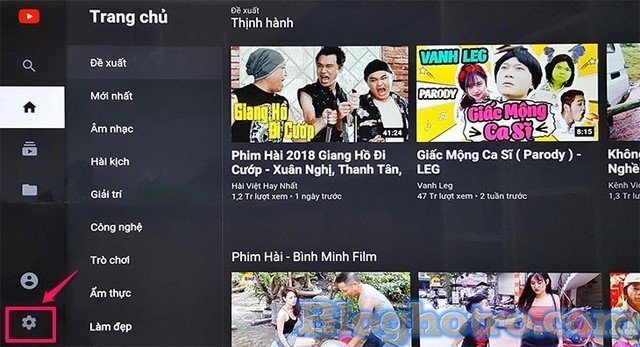 lap lai video youtube tren tivi 1