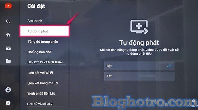 lap lai video youtube tren tivi 2