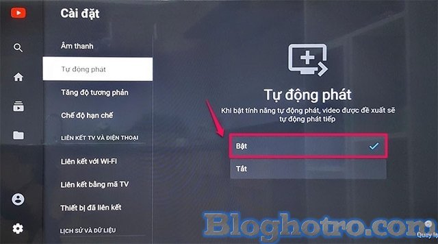 lap lai video youtube tren tivi 3