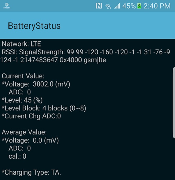 lenh kiem tra dien thoai samsung