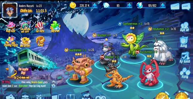 lien quan than thu digimon