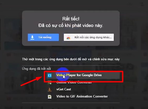Ảnh minh hoạ: Không xem được video trên google drive 9