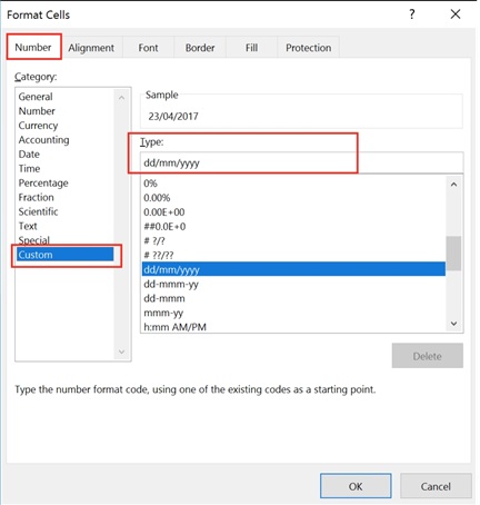 loi ngay thang trong excel 2