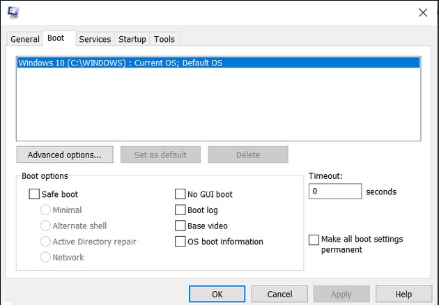loi not responding tren windows 10