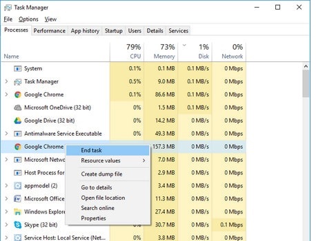 loi not responding tren windows 3