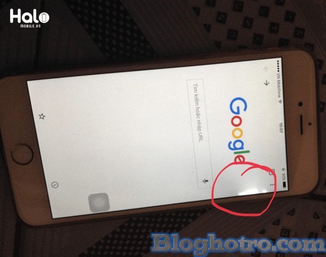 man hinh dien thoai co cham trang