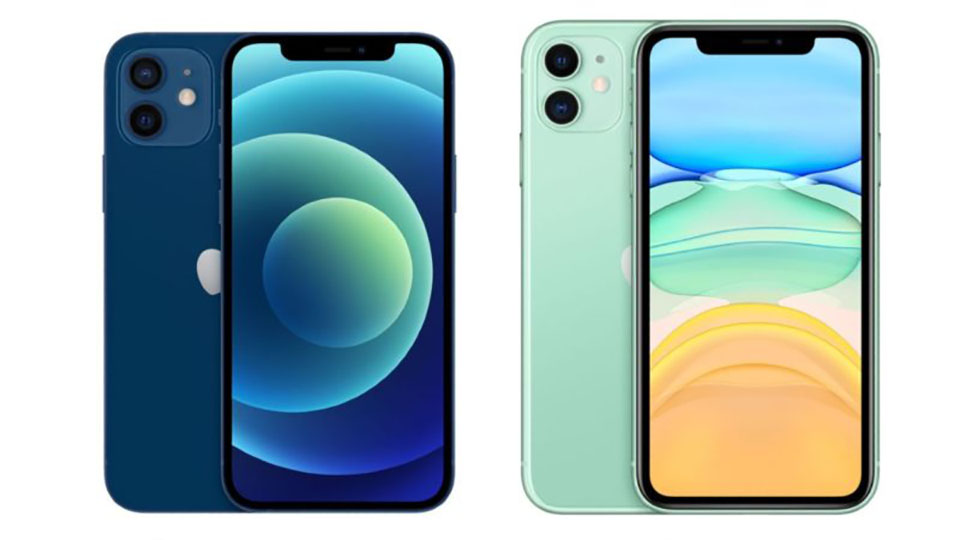 So sánh kích thước màn hình iPhone 12 và iPhone 11