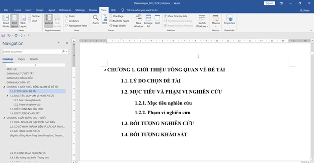 mau cay thu muc trong word
